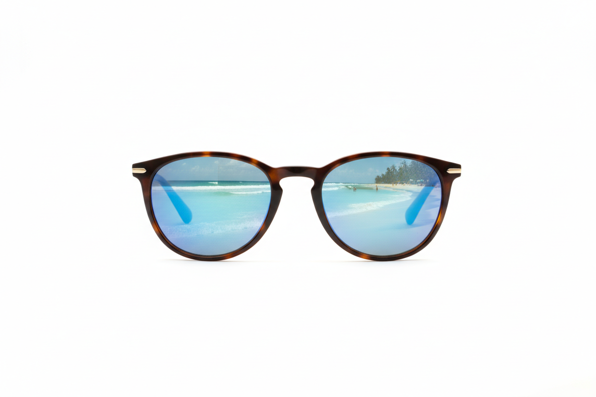 Blue Polarized Beach
