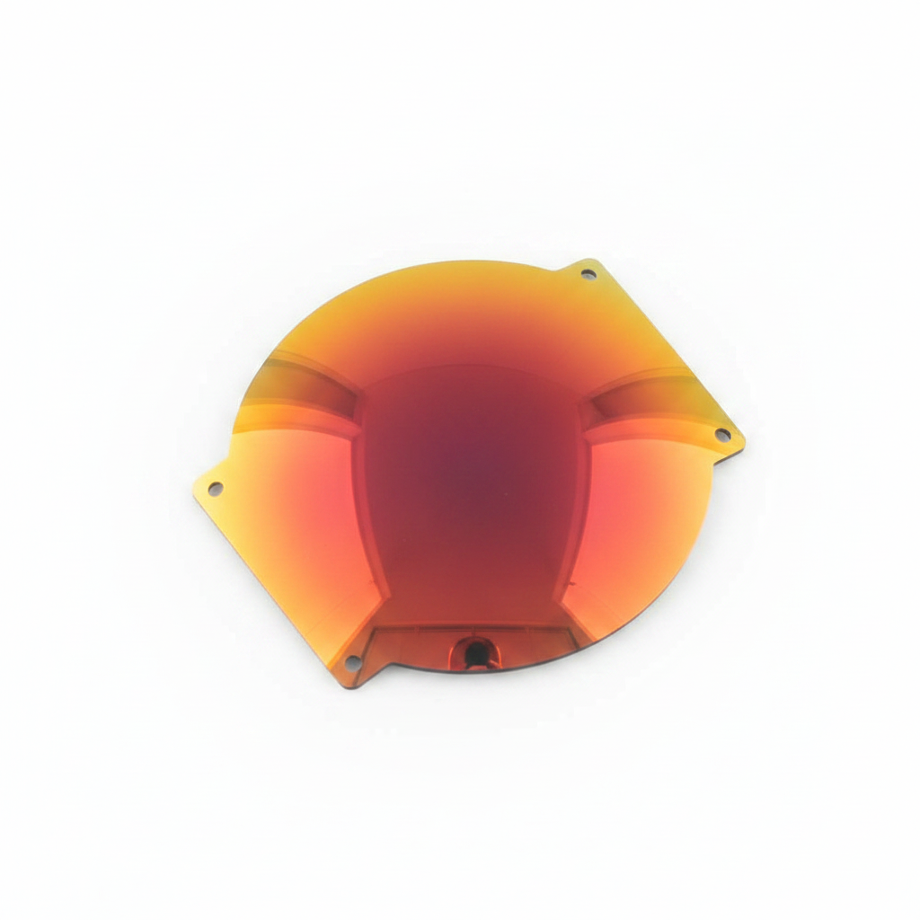 Polycarbonate Polarized Mirror Lens - Red-Orange