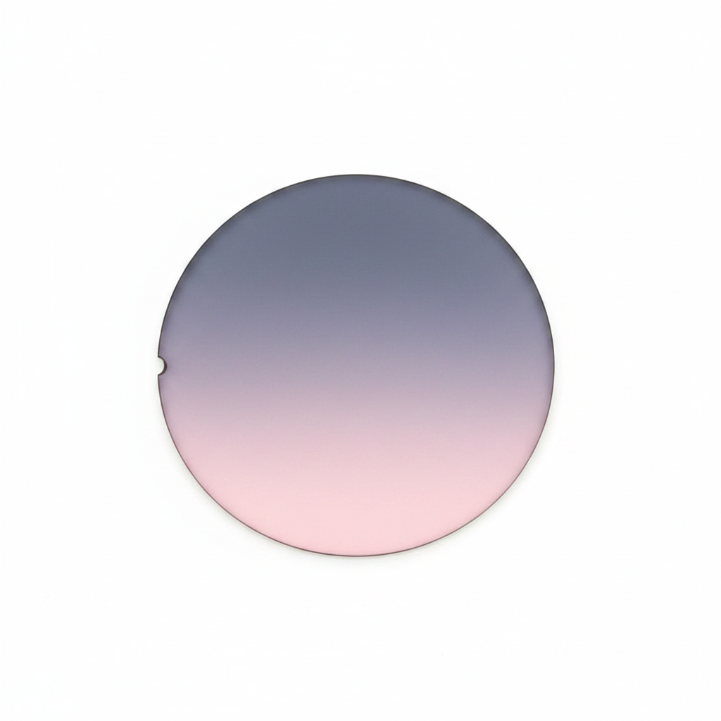 Gradient Tint Uncut Plano Lens - Gray Pink