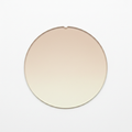Gradient Tint Uncut Plano Lens - Light Brown Yellow