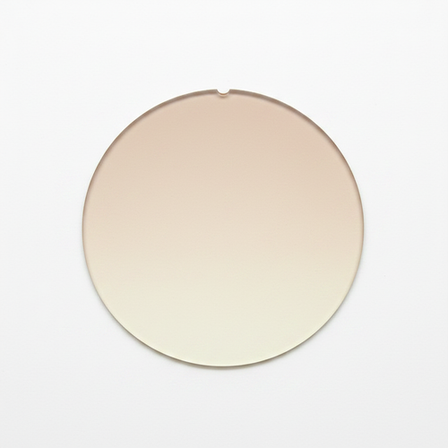Gradient Tint Uncut Plano Lens - Light Brown Yellow